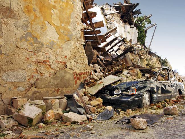 Destrucción por terremoto // Foto de referencia: Getty Images