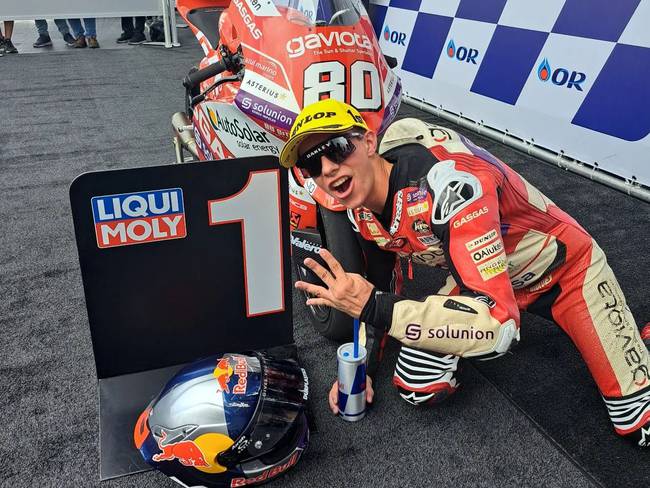 David Alonso en el primer lugar del Gran Premio de Tailandia 2023