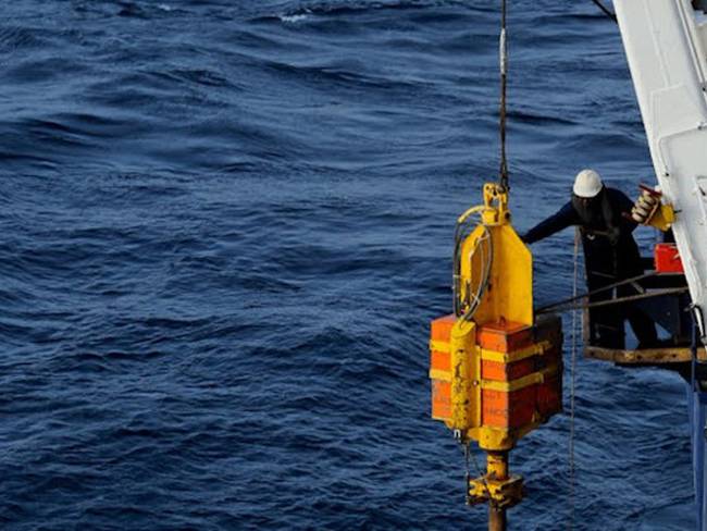 Investigación de liberación de metano desde el fondo marino