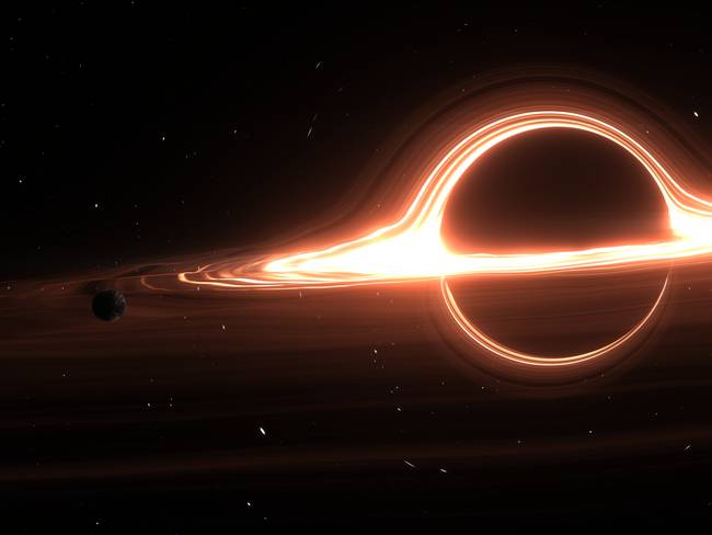 Imágenes de referencia sobre un agujero negro / vía Getty Images