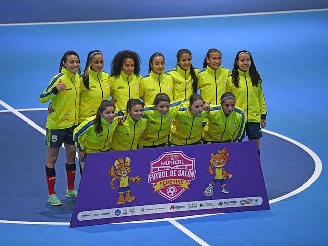 Selección Colombia Femenina de Futsal en el Mundial / Foto: Indeportes Cundinamarca