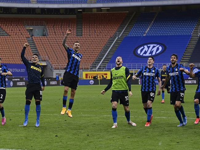 Inter celebra su título con goleada a Sampdoria