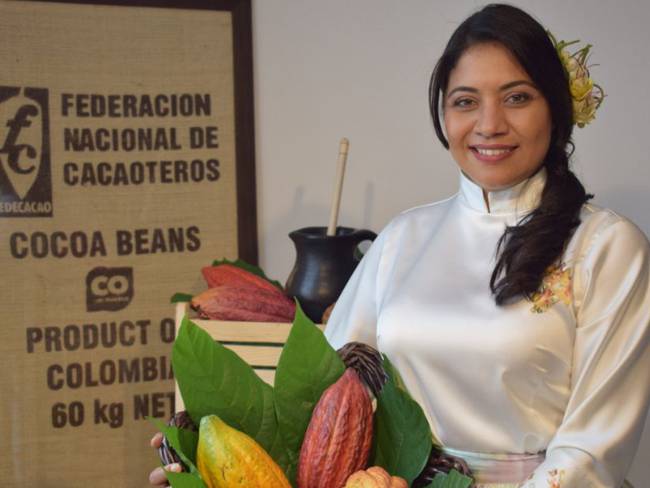 María del Campo, la imagen de los productores de cacao de Colombia ante el mundo.