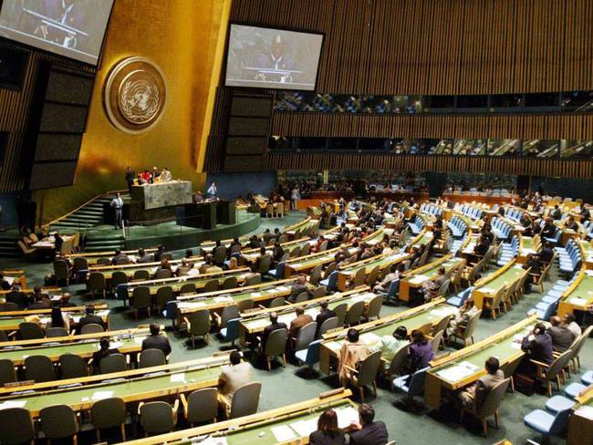 Asamblea General de las Naciones Unidas.                       Foto: Getty 