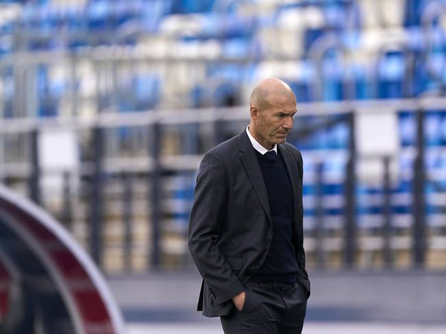 Zinedine Zidane como director técnico del Real Madrid. (Photo by Diego Souto/Quality Sport Images/Getty Images)