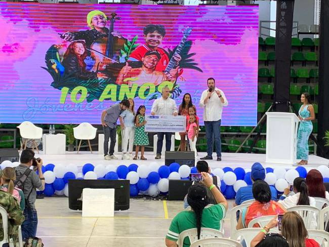 Presidente Iván Duque en Barranquilla durante la entrega de la beneficiaria 4 millones de Ingreso Solidario