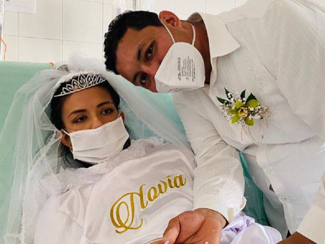 Murió mujer que se casó en Bucaramanga, tras enfermedad terminal