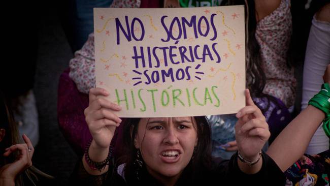 Manifestaciones a favor del aborto en Colombia 