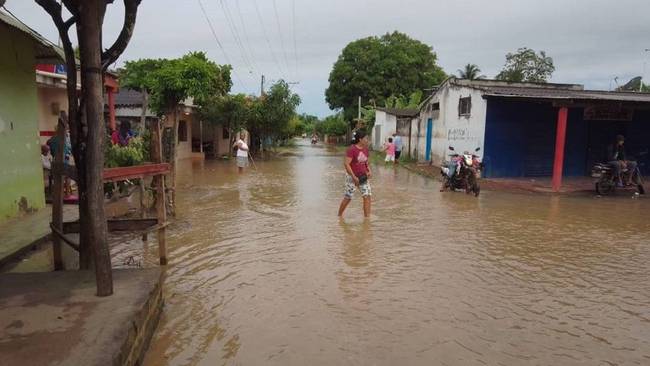 Inundaciones por desbordamiento del río Sinú.