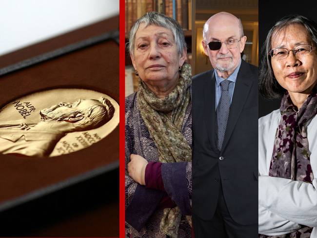 Autores opcionados a ganar el Premio Nobel de Literatura 2023. Fotos: Getty Images.
