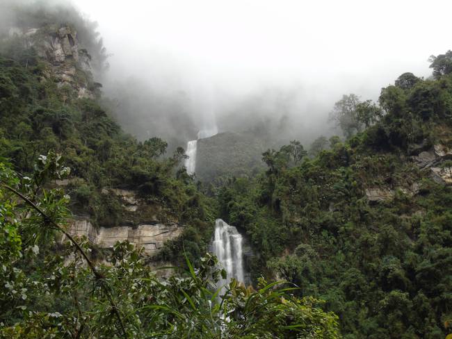 Cuál es la cascada más alta de Colombia - Getty Images