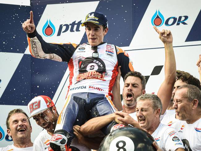Marc Márquez agranda su leyenda, Campeón por sexta vez del Moto GP