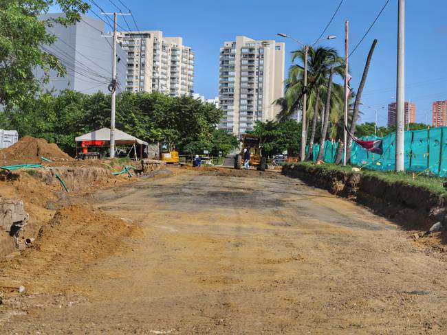 Nuevos cierres en obras de la “Gran Vía” en la carrera 51B en Barranquilla