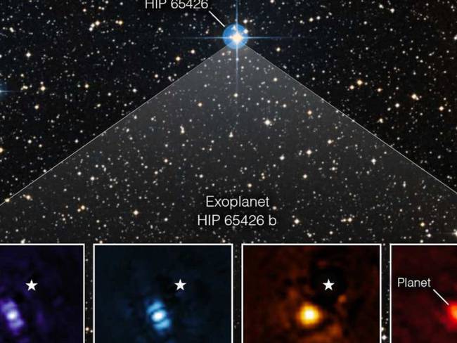 Telescopio Webb captó las primeras imagenes de exoplaneta