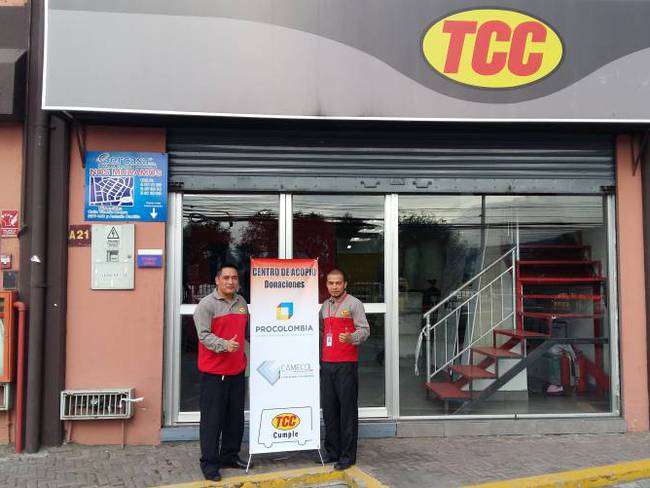 Grupo TCC habilitó sitios de encomiendas en Ecuador para recibir ayudas