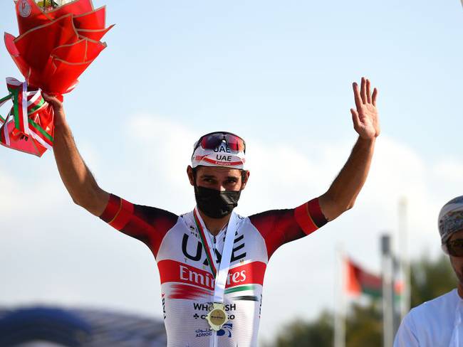 Fernando Gaviria no festejaba un triunfo desde la pasada Vuelta a Polonia.