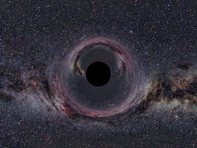 Fotografía de un agujero negro en la vía láctea. Con fecha de 2014. Foto de: Photo 12/Universal Images Group a través de Getty Images.