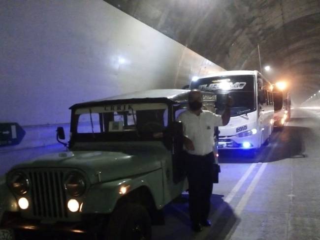 Recorrido al Túnel de la Línea en Jeep Willys fortalece la reactivación