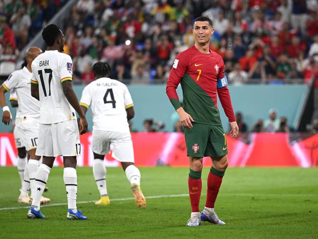 Cristiano Ronaldo durante el duelo entre Portugal y Ghana. (Photo by Matthias Hangst/Getty Images)