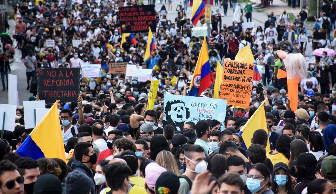 Marchas en Colombia. 
