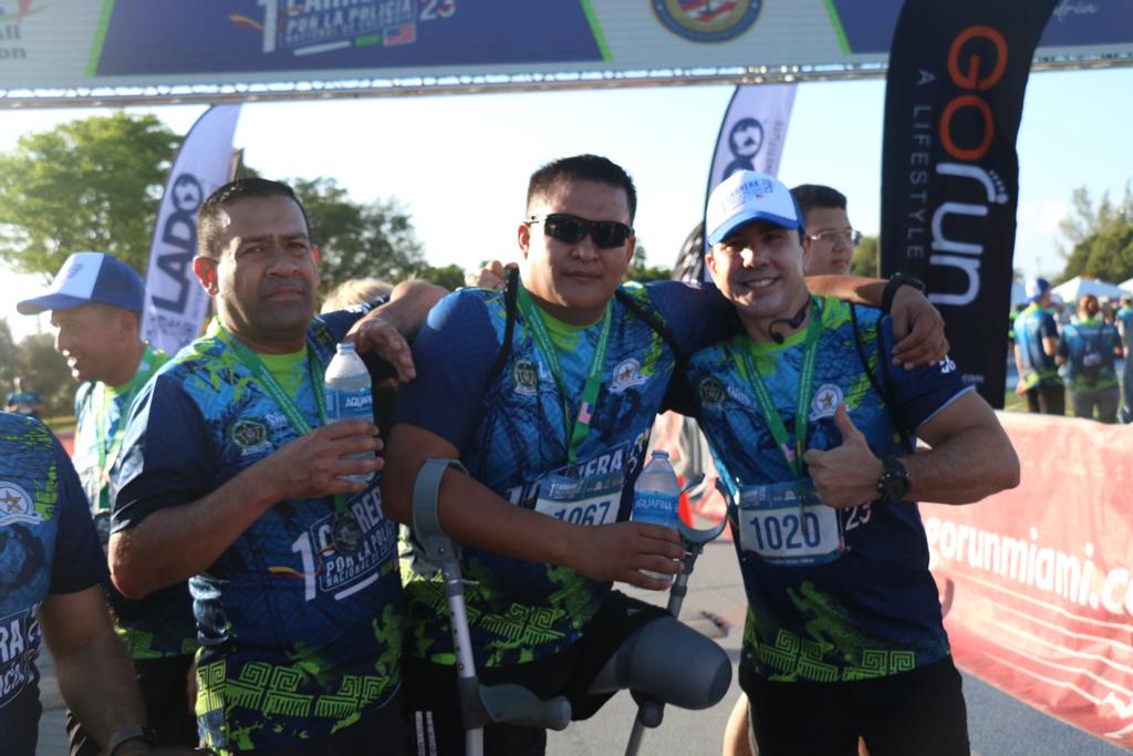 Carrera Internacional por la Policía de Colombia en Miami, Florida | Foto: Cortesía