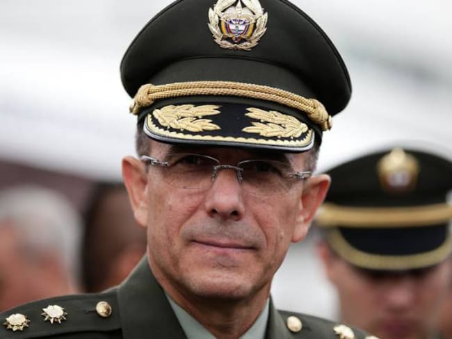 El general Jorge Vargas director de Investigación Criminal e INTERPOL. 
