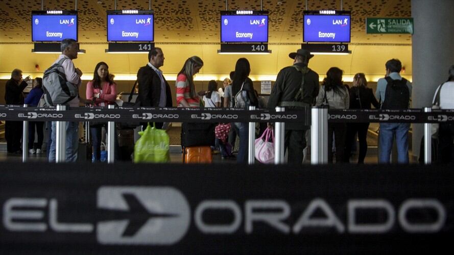 Aeropuerto el Dorado de Bogotá, Colombia. Foto: Colprensa.
