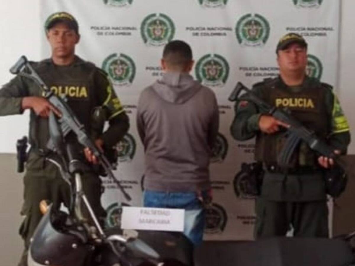 Capturaron a un hombre por falsedad marcaria en San Jacinto, Bolívar