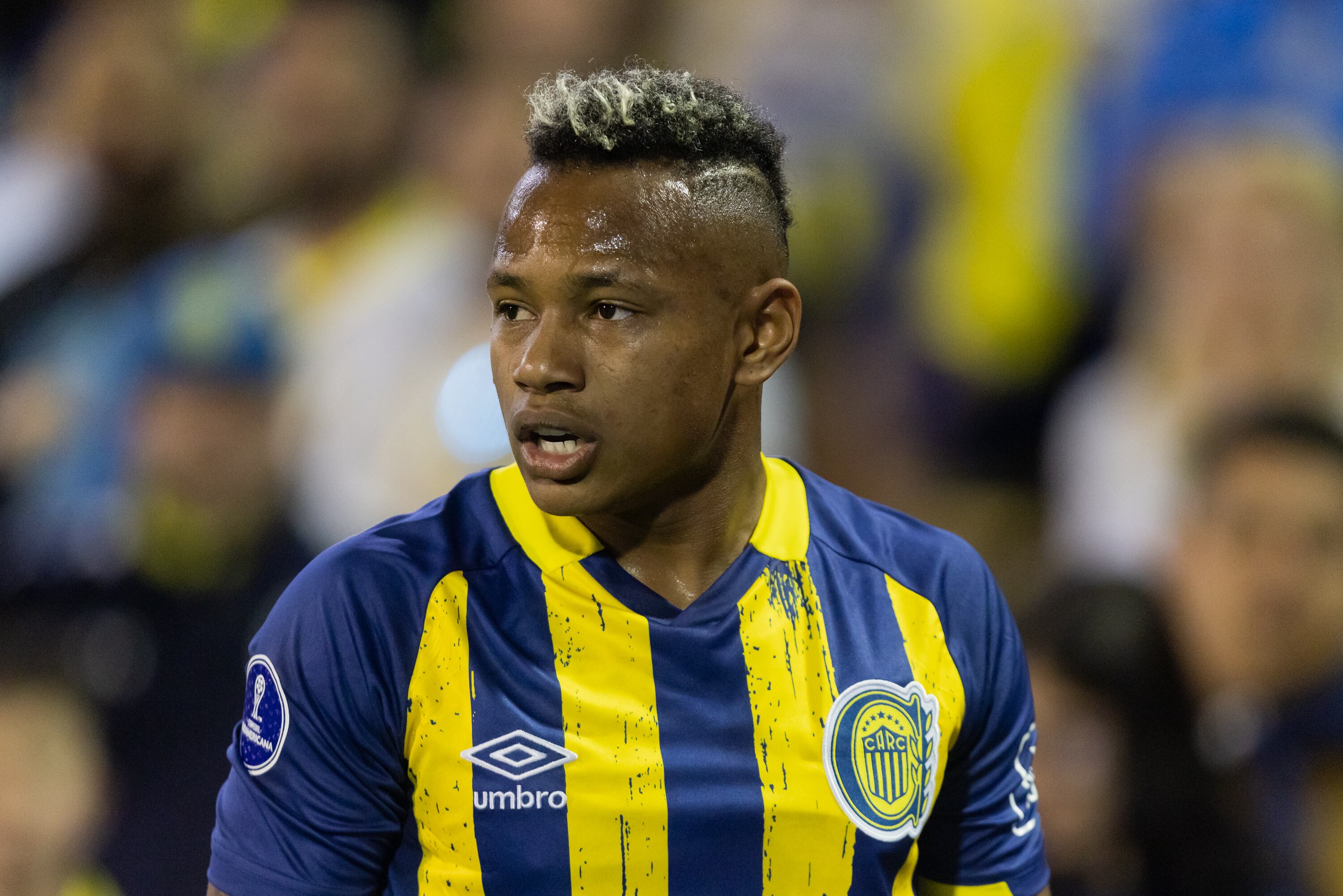Jaminton Campaz, figura de Rosario Central. (Photo by Mateo Occhi/Getty Images)