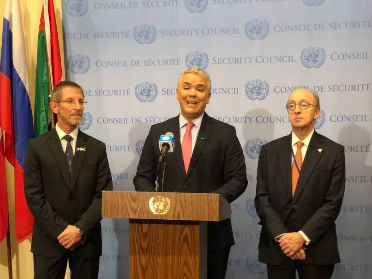 Las frases de la intervención del presidente Duque ante Consejo de Seguridad de ONU