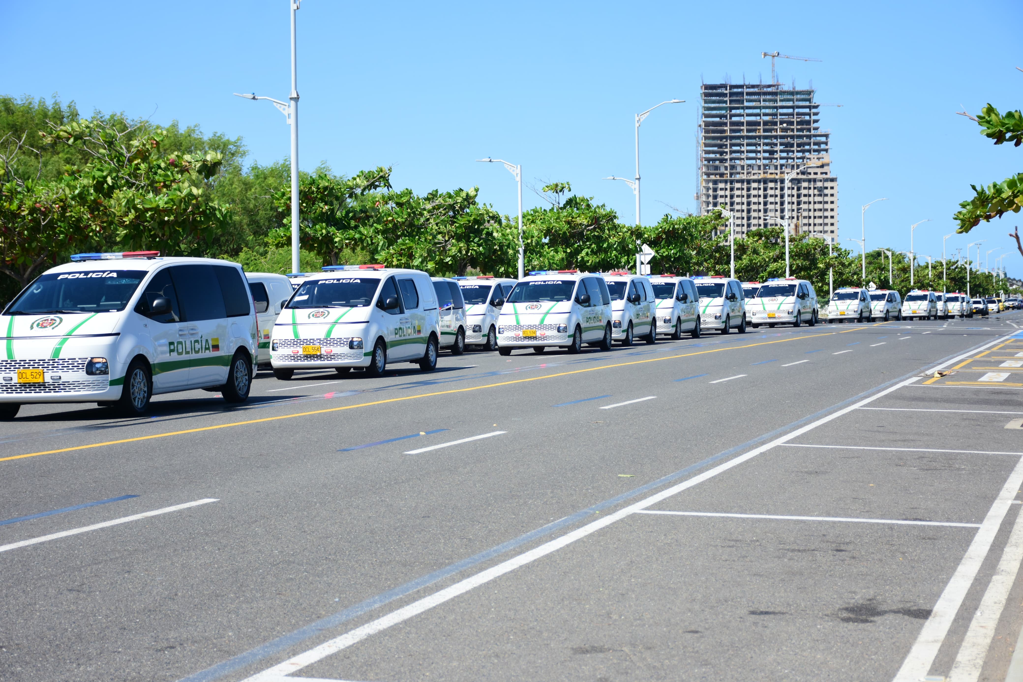 CAI móviles entregados. Foto: cortesía Alcaldía de Barranquilla.