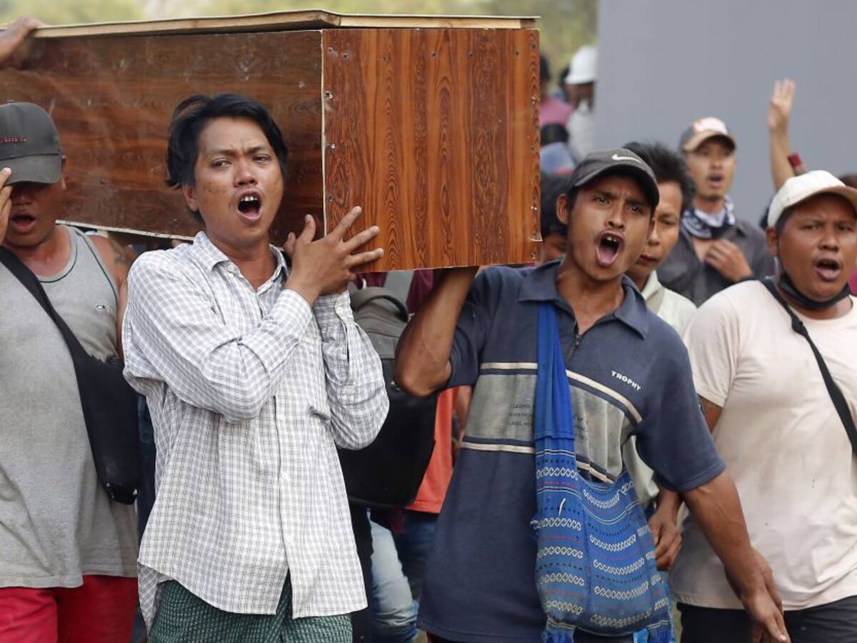 ONU alerta de posibles decenas de muertos por represión en Birmania