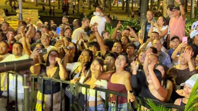 Las noches en el Bulevar del Río en Cali / Foto: especial para Caracol Radio