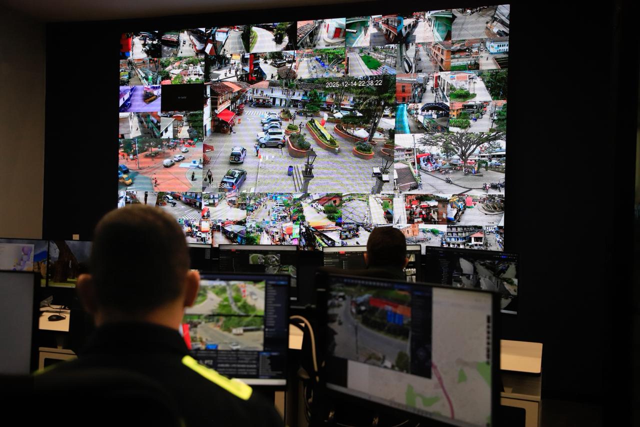Más de 1.300 cámaras privadas se integran a la red de seguridad de Antioquia Foto: Gobernación de Antioquia