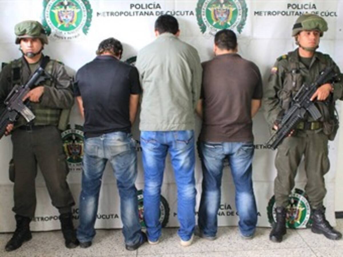 Capturan a siete miembros la banda Los Giraldo