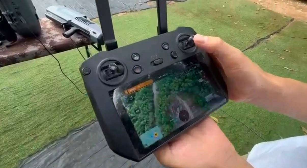 Control remoto de un dron