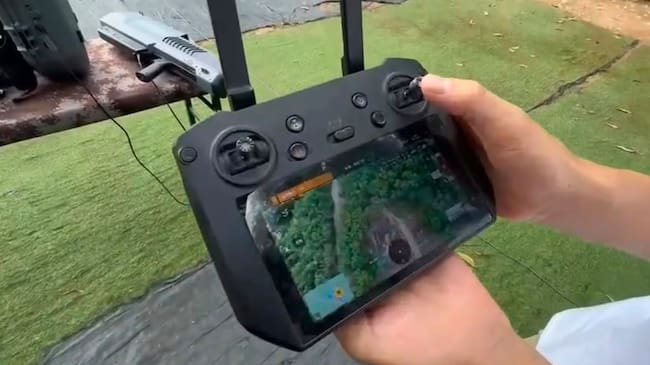 Control remoto de un dron