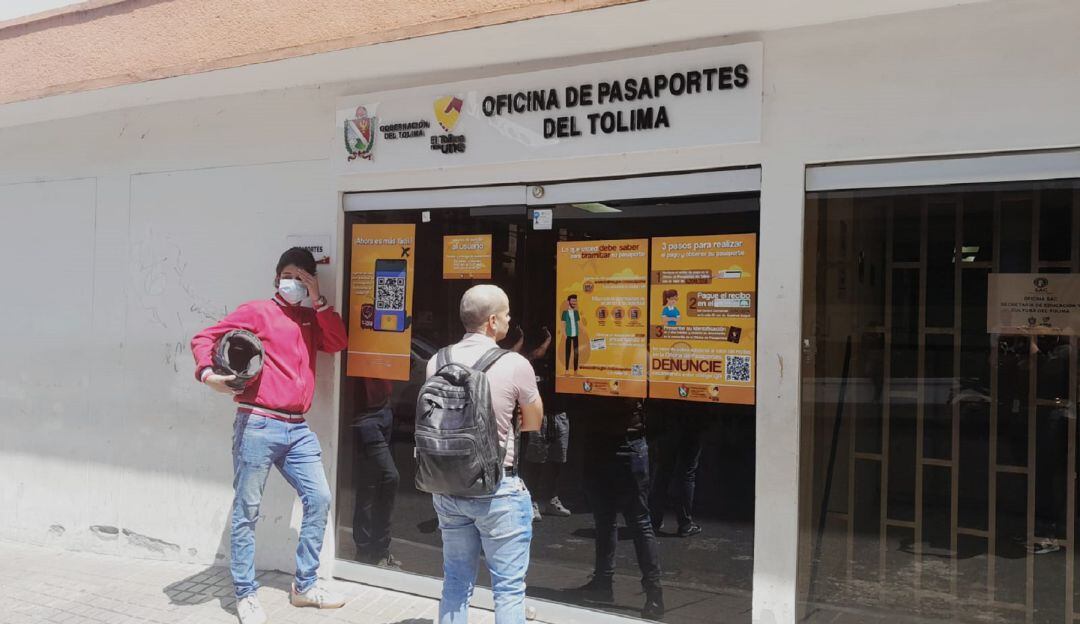 Oficina Pasaportes del Tolima