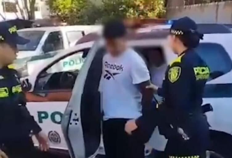 Después de una persecución fueron capturados por las autoridades/ Foto: Cortesía