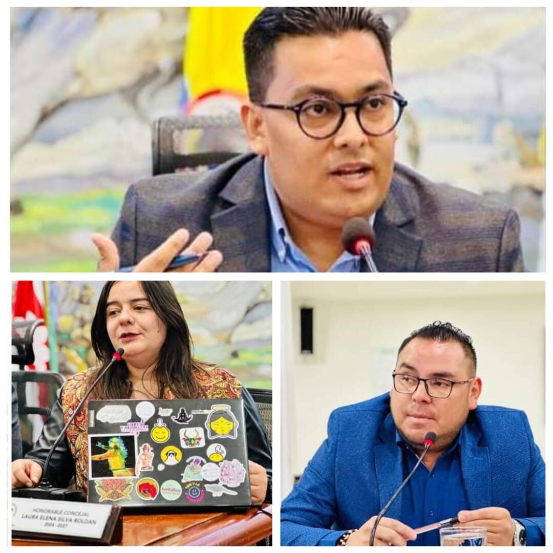 Los concejales Camilo Hoyos, Laura Silva y Simón Parra fueron señalados por el abogado Yesid Figueroa de recibir cuotas burocráticas por el alcalde de Tunja.