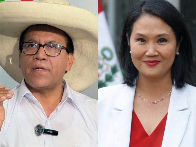 Sánchez y Fujimori van a segunda vuelta en Perú; López Aliaga queda fuera por 14.474 votos.