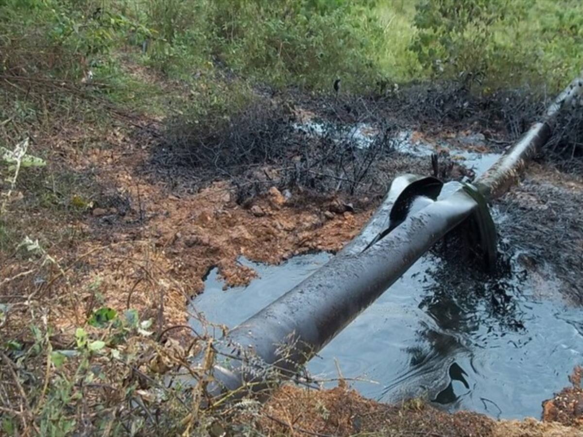 Ejército explica motivo de que no esté funcionando tramo del oleoducto Caño Limón - Coveñas