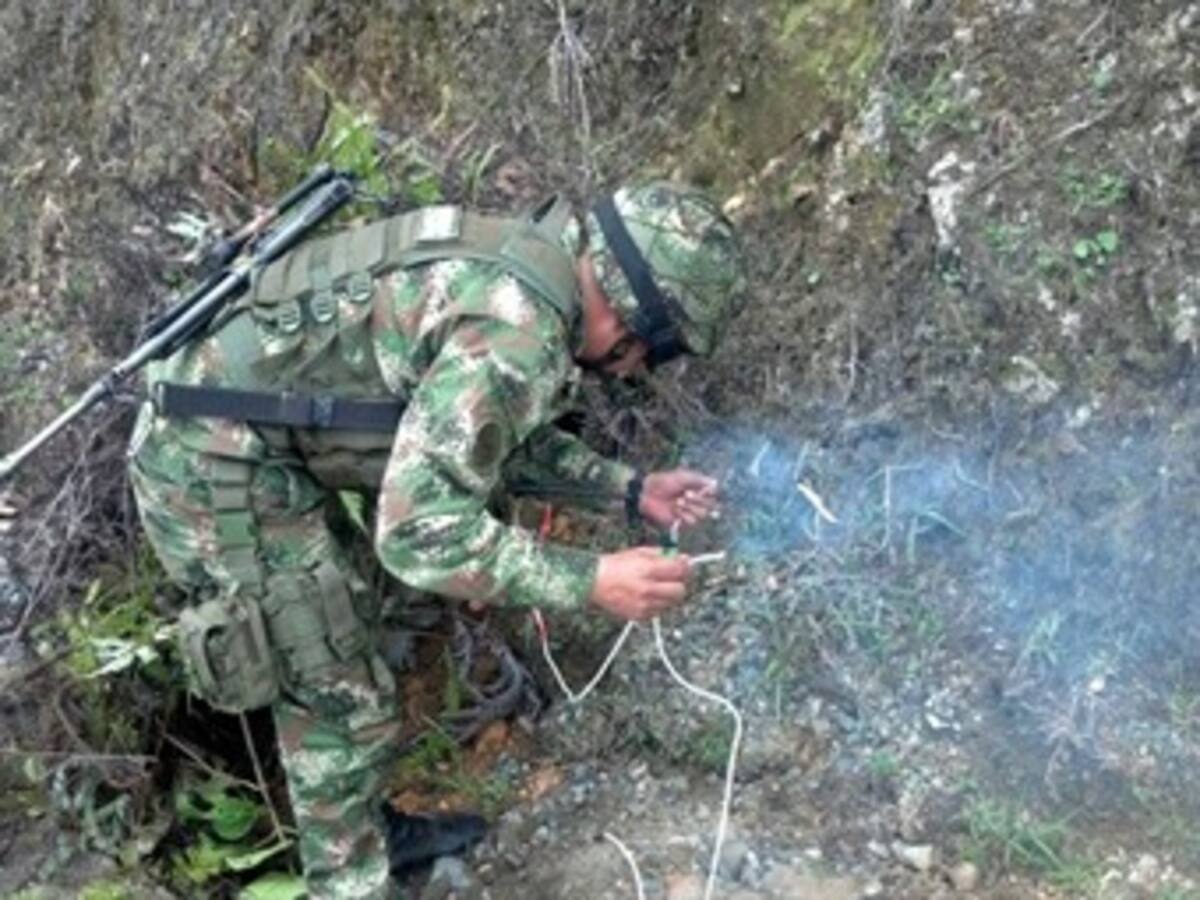 Desactivan cinco minas anti persona en Cumbal al sur de Nariño