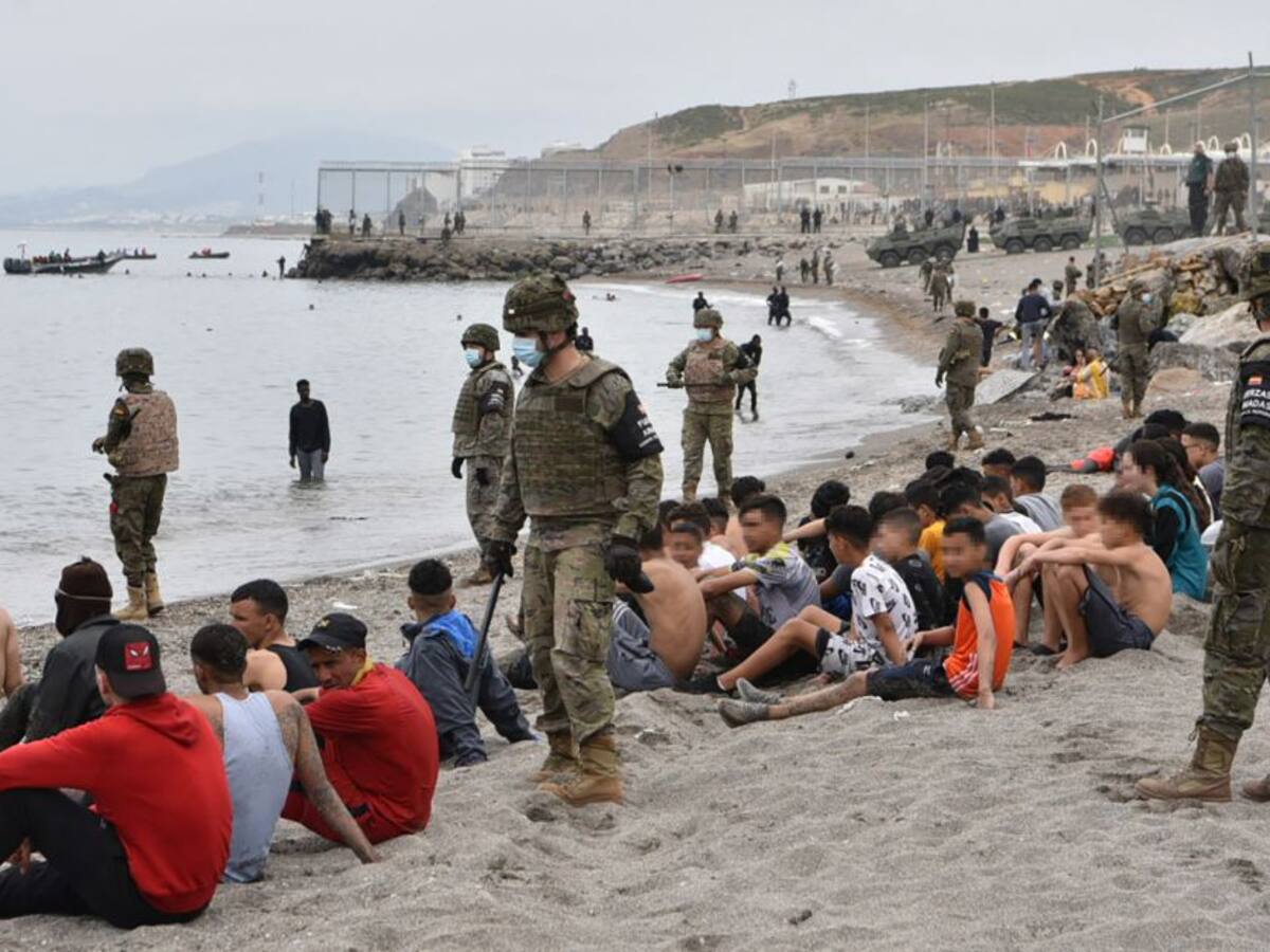 Crisis en España por oleada migratoria desde Marruecos
