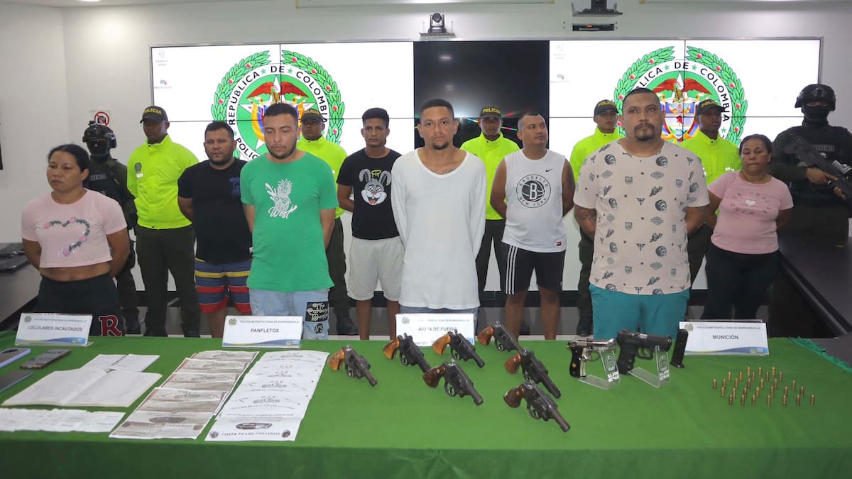 ‘Operación Orión’ contra ‘Los Costeños’: capturan a 8 presuntos integrantes