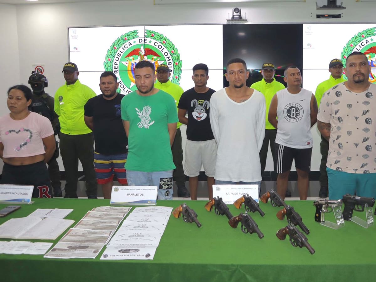 ‘Operación Orión’ contra ‘Los Costeños’: capturan a 8 presuntos integrantes