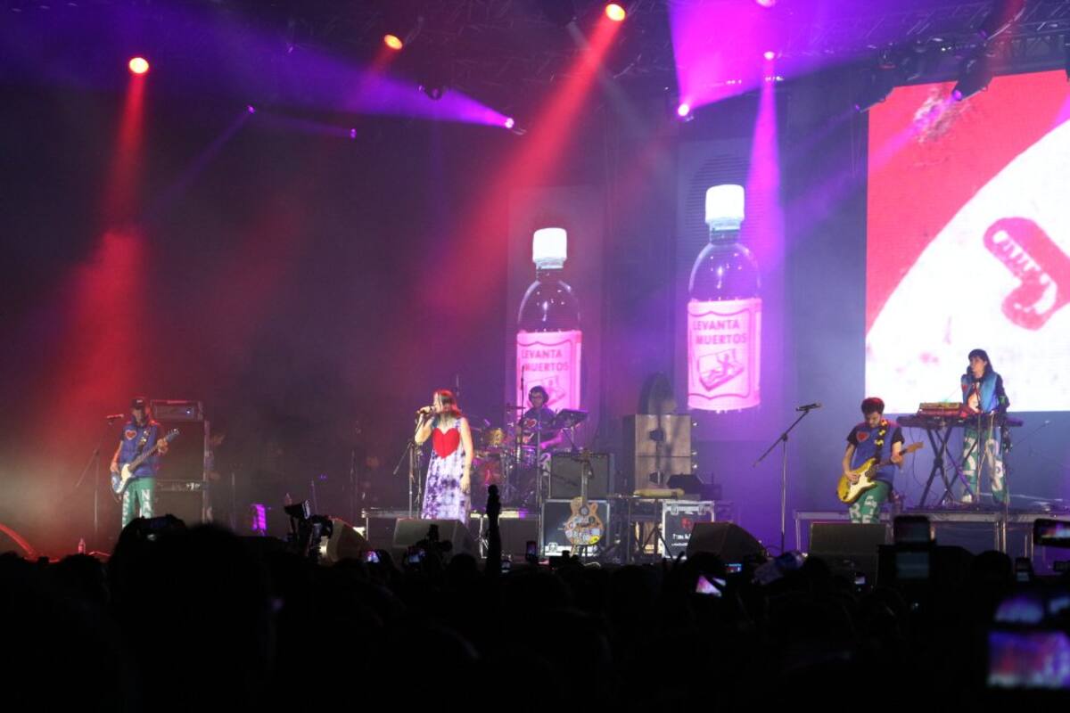 El concierto de aterciopelados una de las bandas más representativas del país fue unas de las primeras bandas que lleno todo el pabellón.
