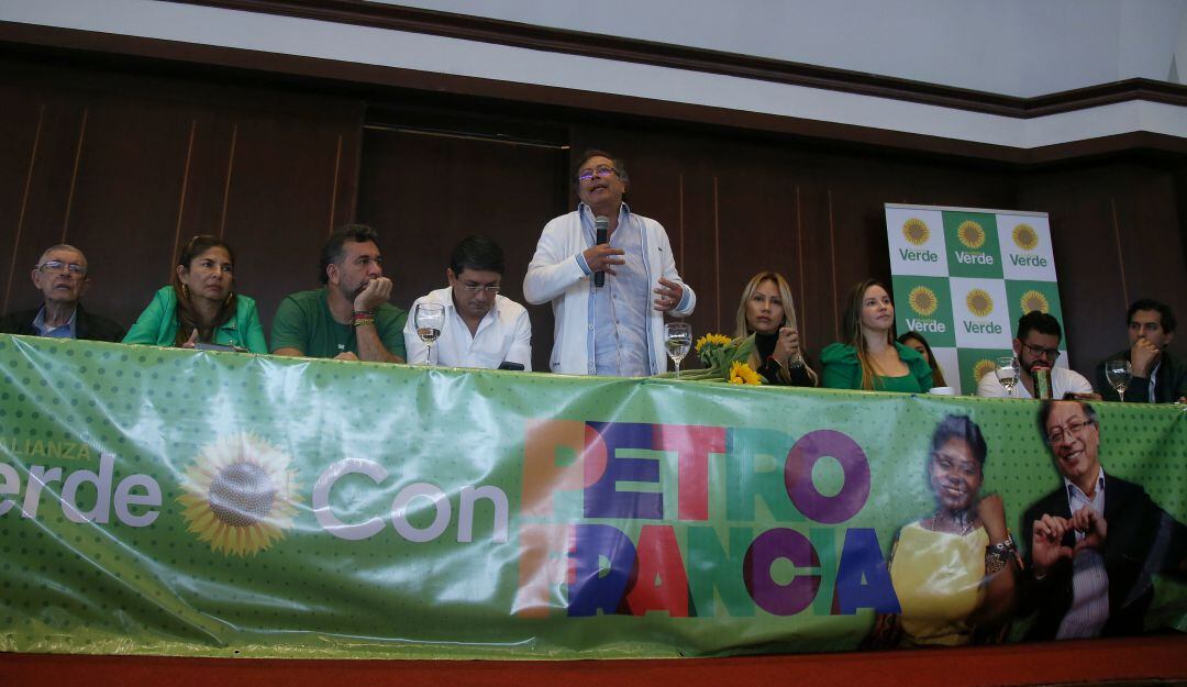 Partido Verde apoya a Gustavo Petro