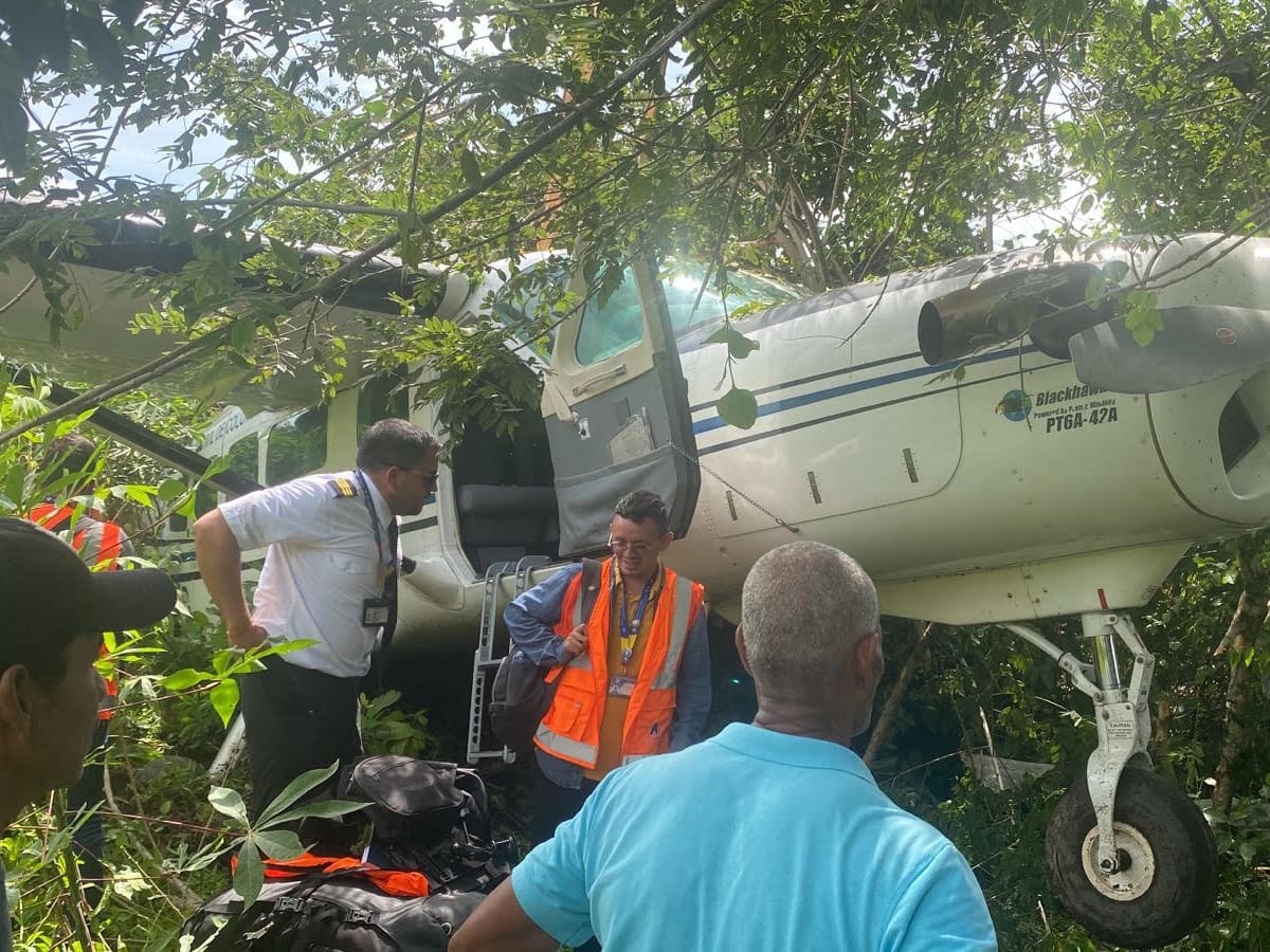 Avioneta con cuatro tripulantes se salió de la pista en Bahía Solano, Chocó. ¿Hay heridos?