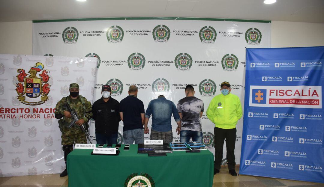 Tres personas capturadas por hurto de celulares en operativos en el centro de Armenia